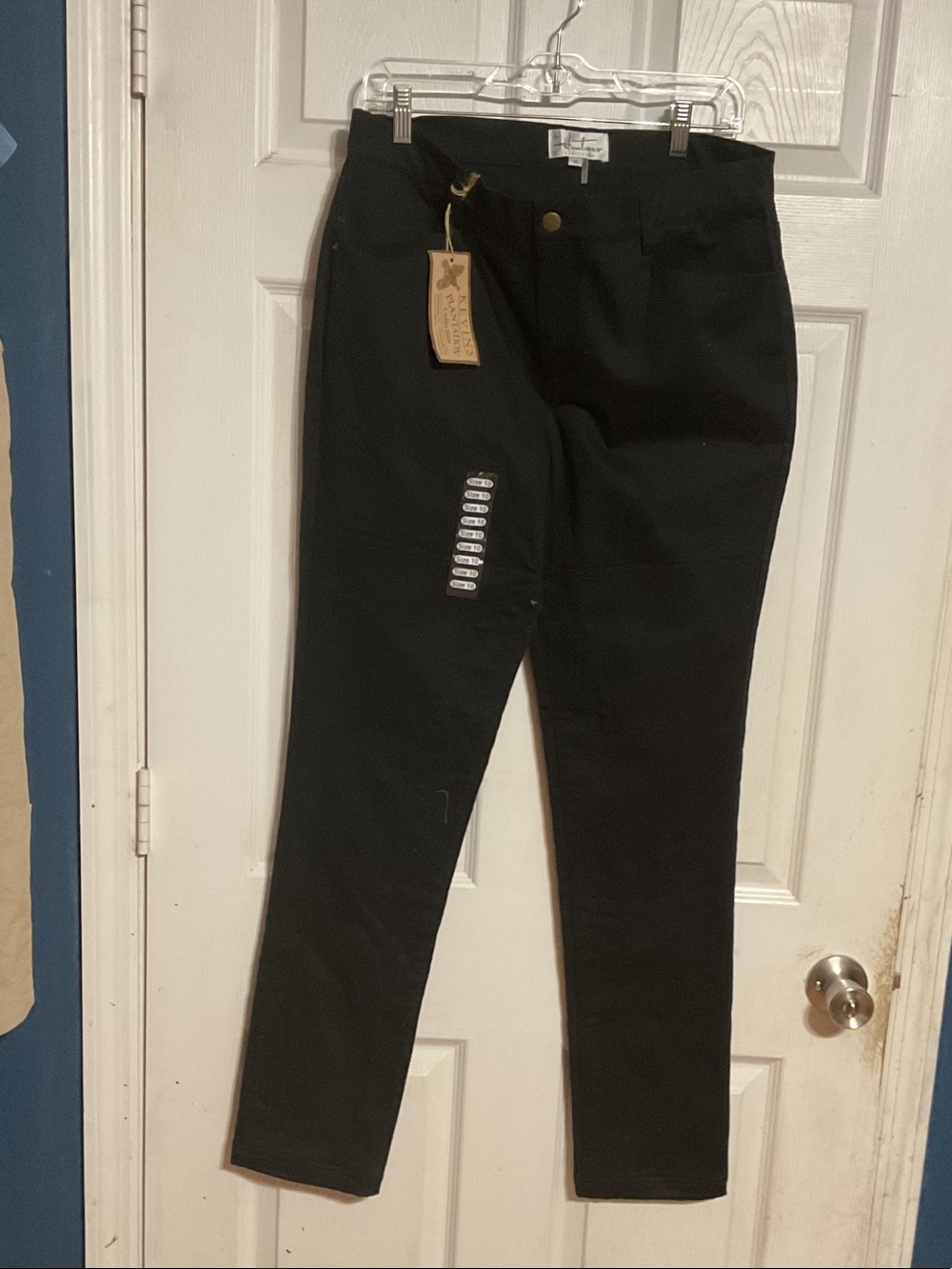 Kevin’s plantation huntress black field pants size 10 ladies NWT